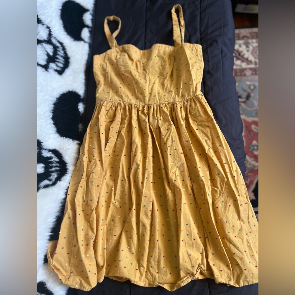 Yellow Polka Dot Sundress